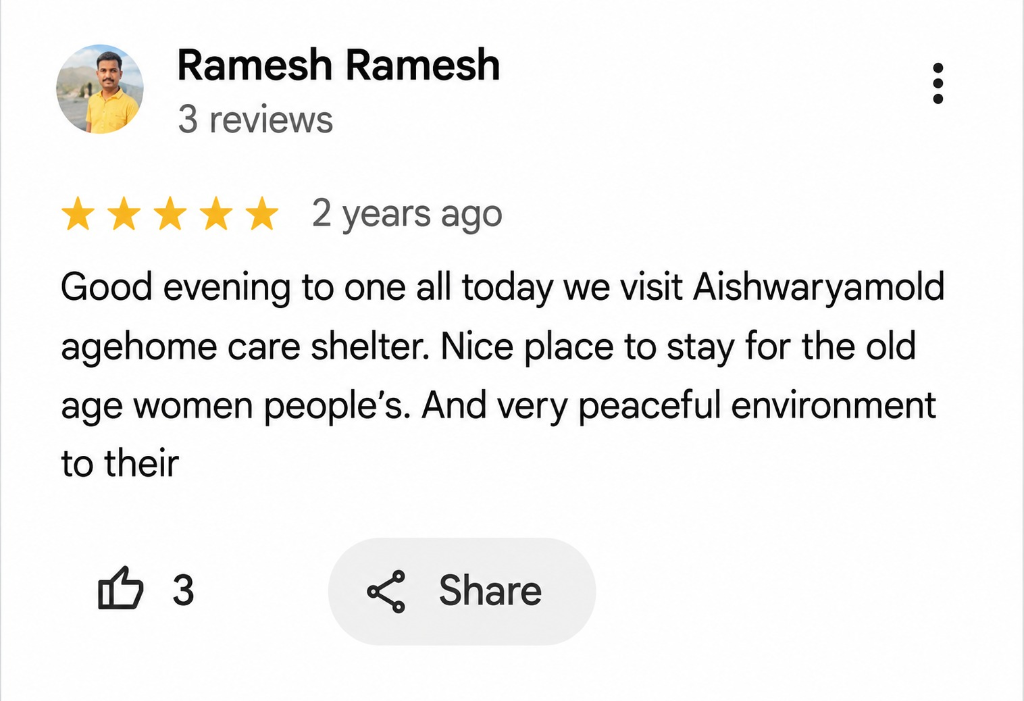 Google Review by Ramesh Ramesh